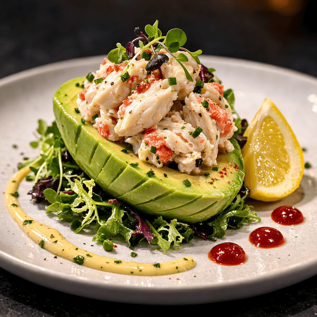 Avocado San Jose plated final result