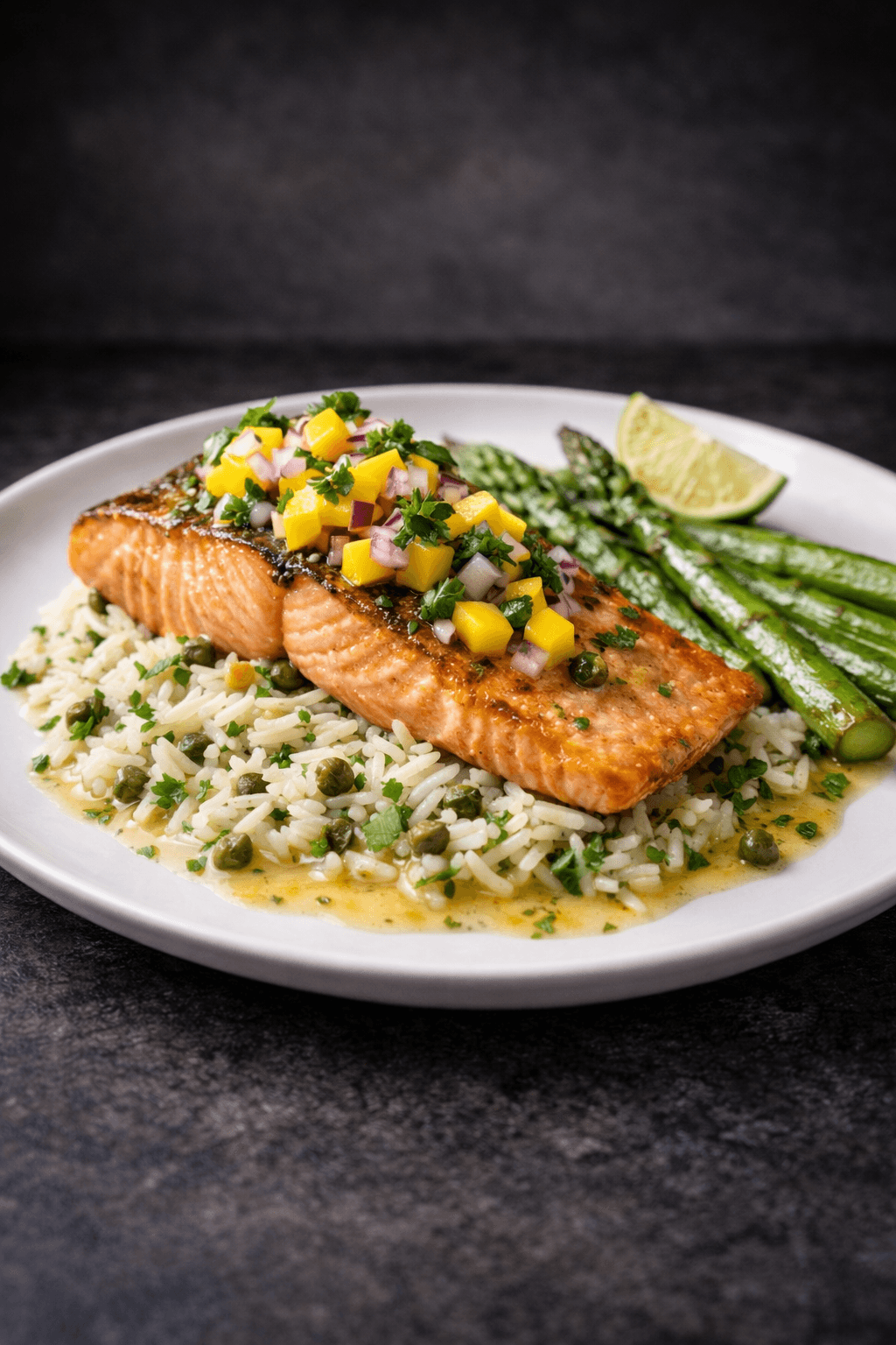 Wild Salmon “Your Way” plated final result